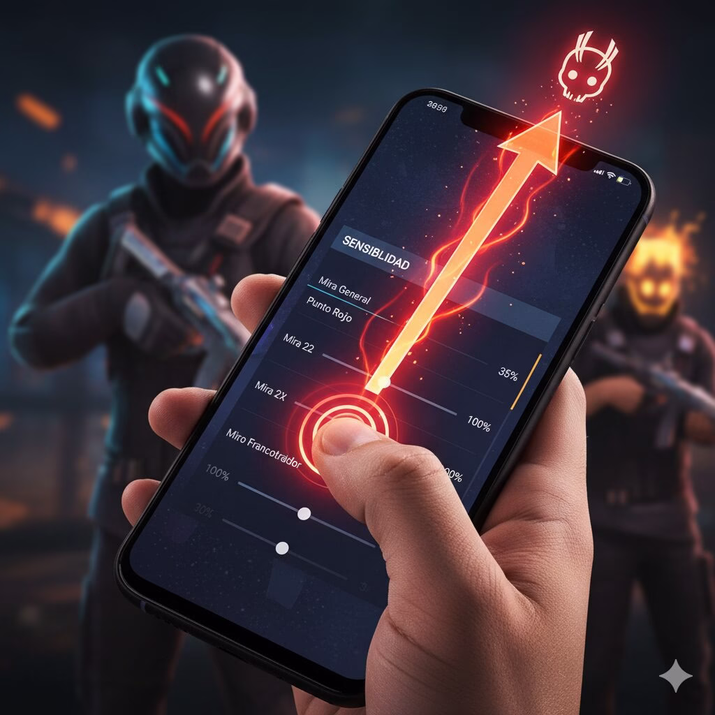 sensibilidad para dar headshot en free fire