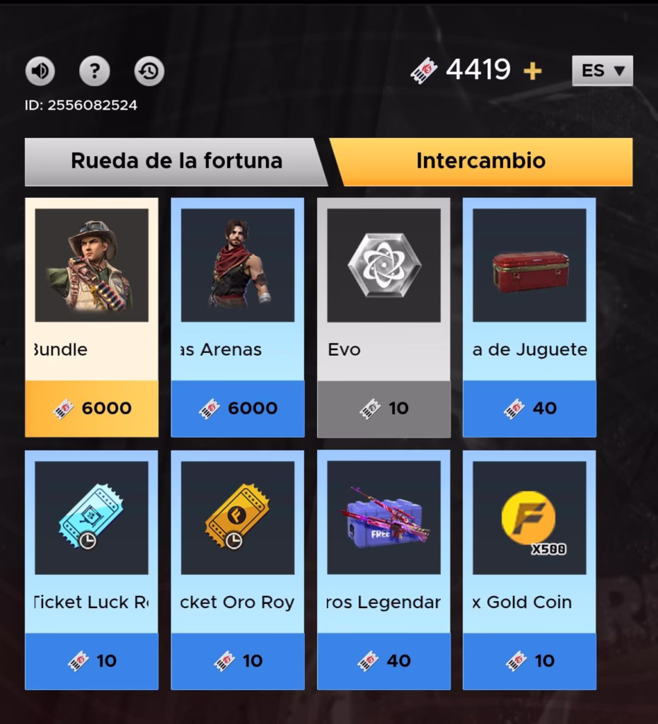 Como subir de nivel tus armas Evolutivas Tokens Evolutivos 930x1024